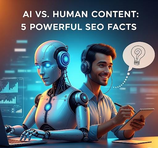 AI vs Human Content for SEO