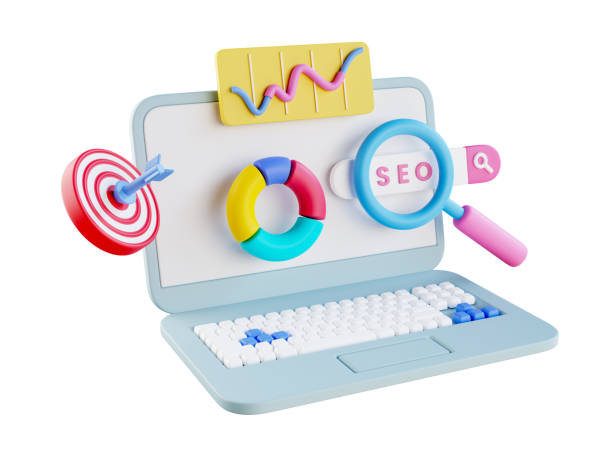 Illustration of top free Google SEO tools in 2025 with icons like Search Console, Analytics, and PageSpeed Insights helping improve website rankings.