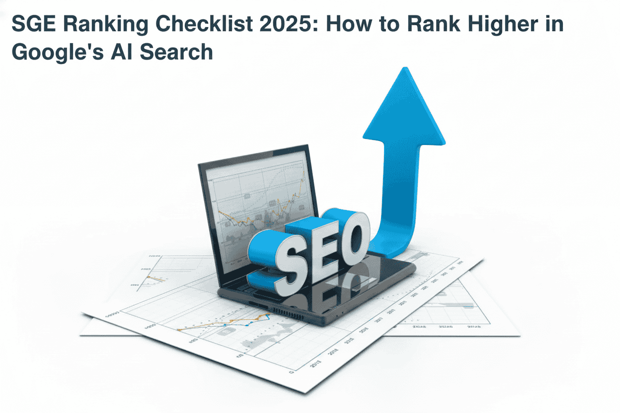 SGE Ranking Checklist 2025 – How to Rank Higher in Google’s AI Search