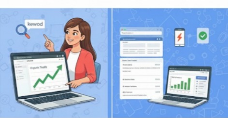 google search console dashboard overview for bloggers